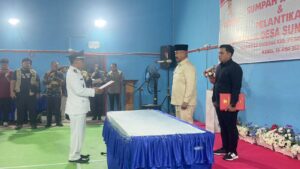 Lantik Pj Kepala Desa