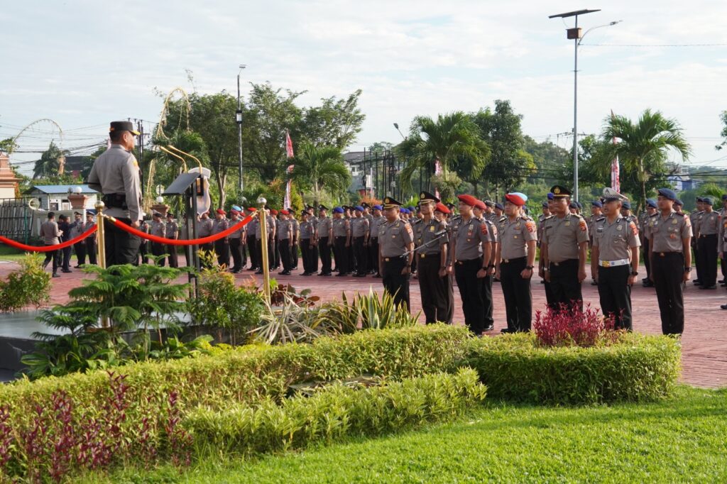 kenaikan pangkat Brimob Kaltim
