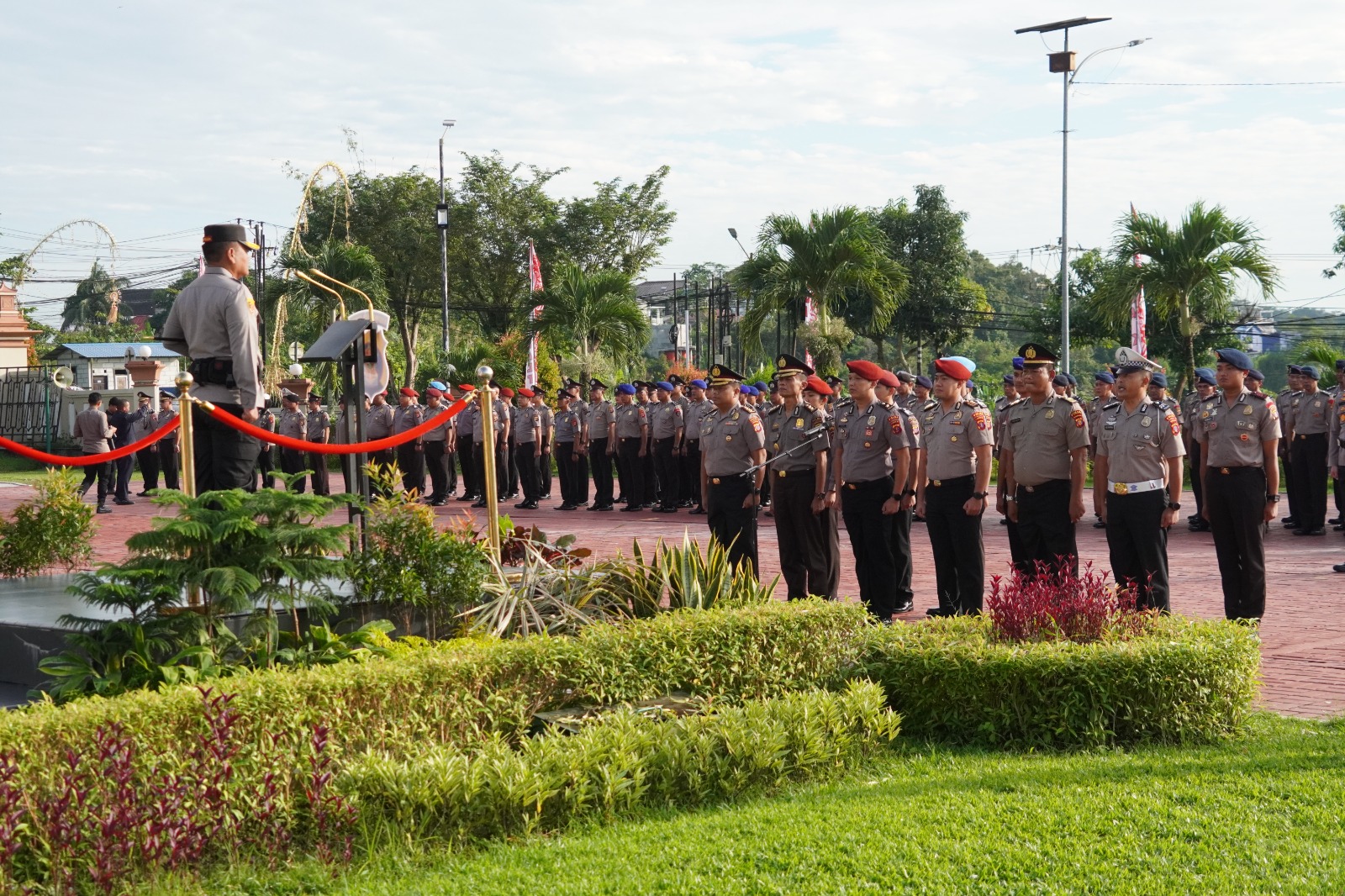 kenaikan pangkat Brimob Kaltim