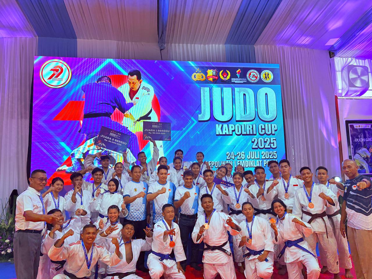 Brimob Kaltim juara judo