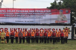 Brimob Polda Kaltim siaga Karhutla