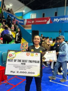 Bripda Nanda Amelia juara karate