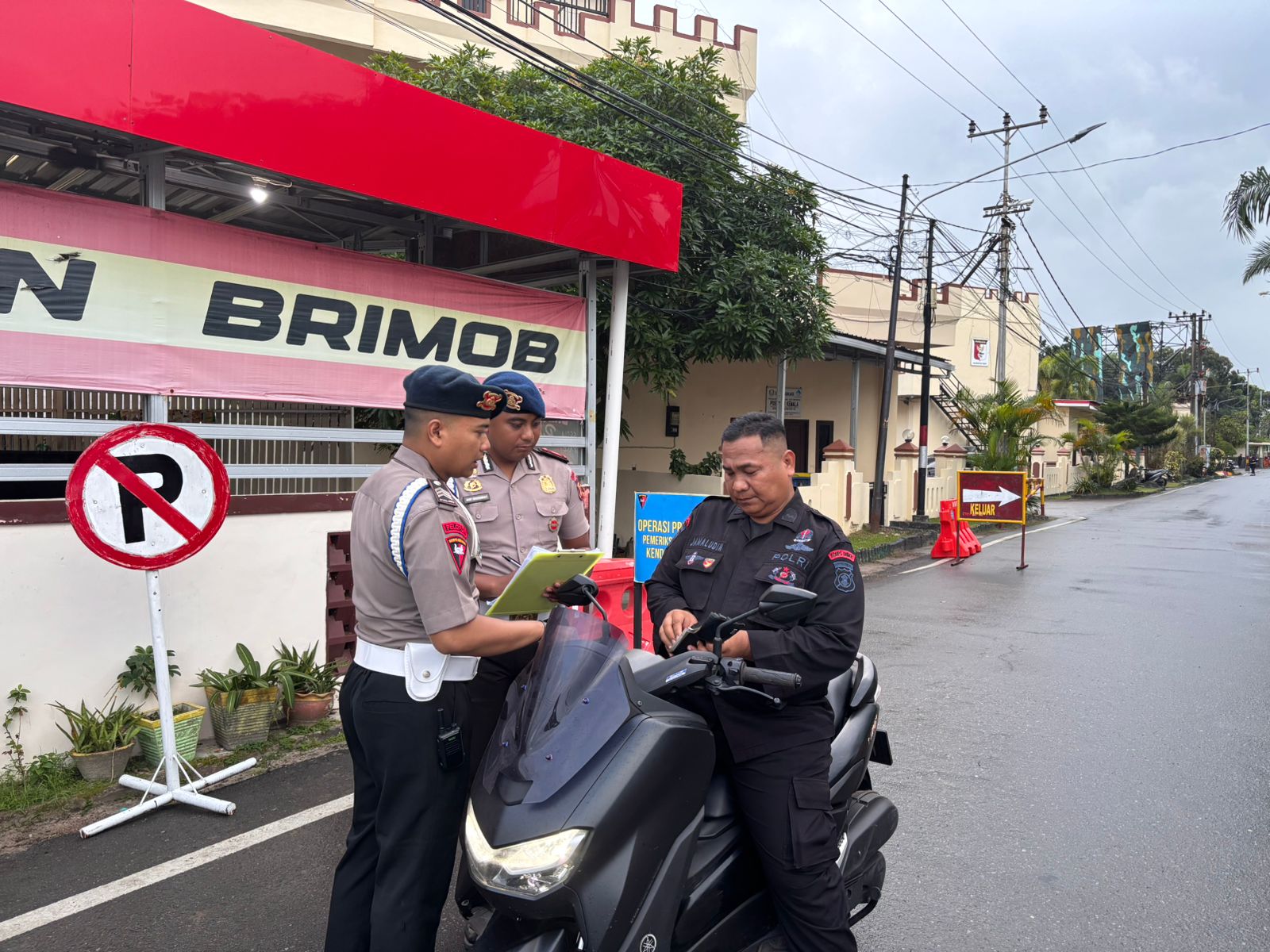 razia internal Brimob
