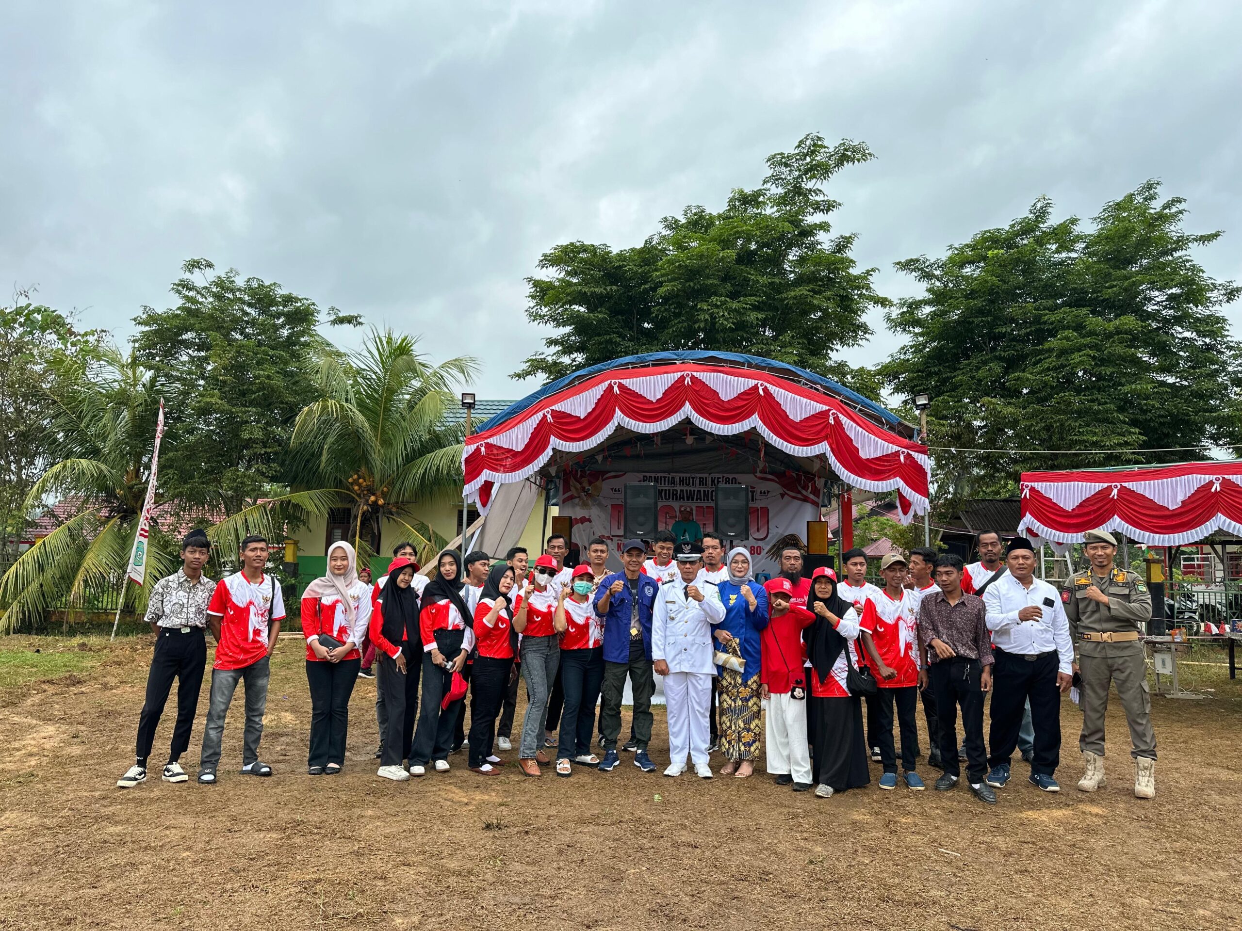 Upacara Bendera HUT RI ke-80 Mangkurawang