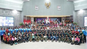 Polwan Satbrimob Polda Kaltim