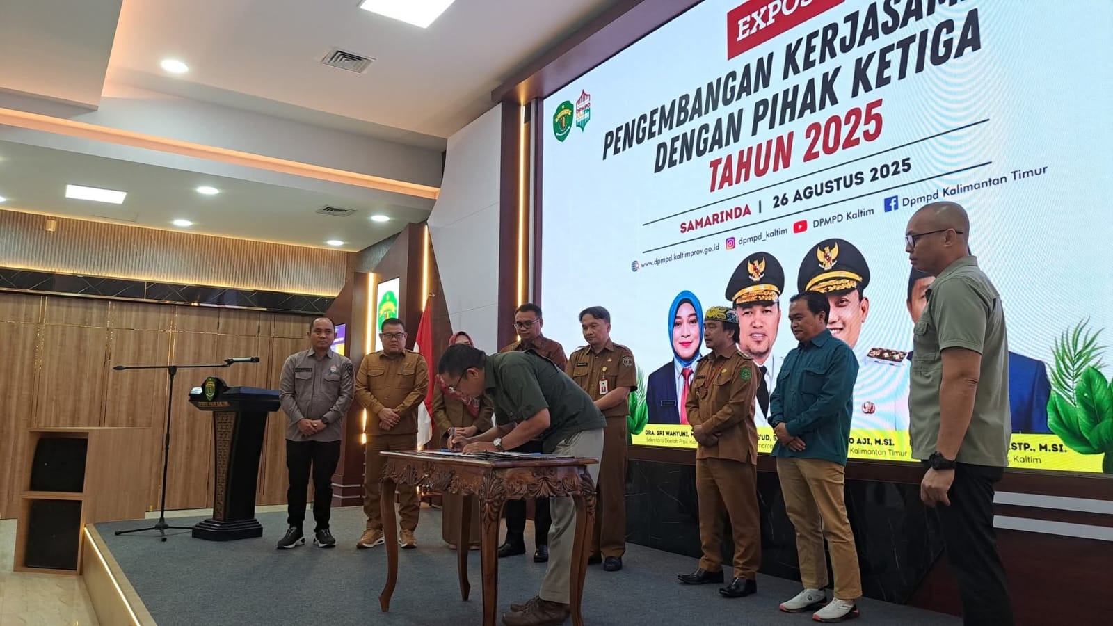MoU lima desa Kukar