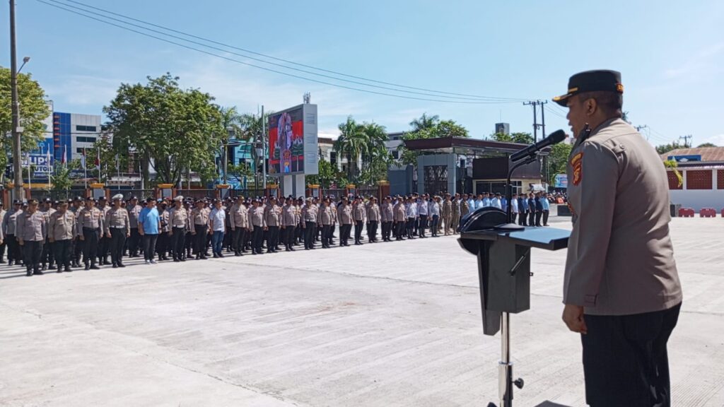 Apel pengamanan TNI-Polri Balikpapan