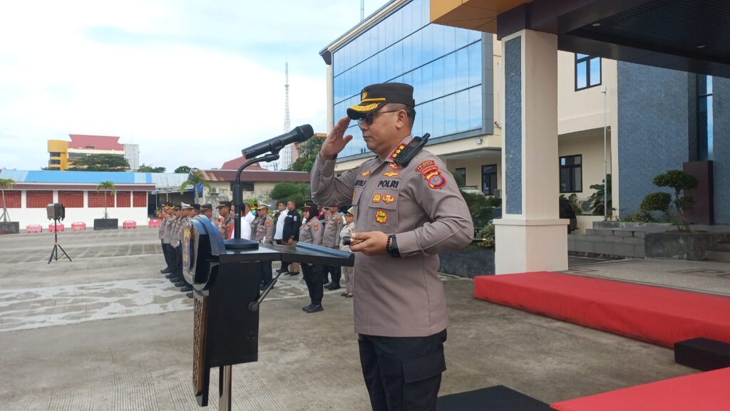 Apel jam pimpinan Polresta Balikpapan