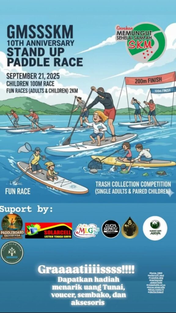 Lomba pungut sampah Samarinda