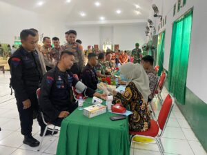 donor darah HUT TNI ke-80