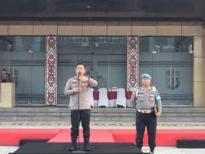 Kapolresta Balikpapan apel lalu lintas