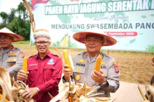 Panen Raya Jagung Polda Kaltim
