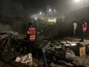 kebakaran gudang Balikpapan