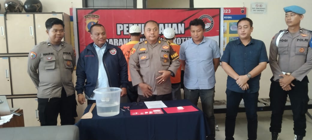 pemusnahan sabu Balikpapan
