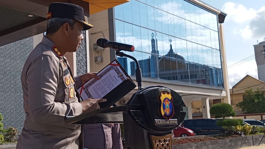 Apel Mingguan Polresta Balikpapan