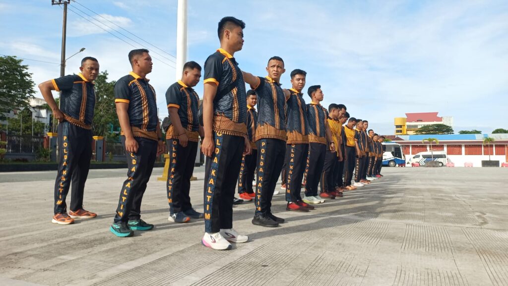 Polresta Balikpapan olahraga pagi