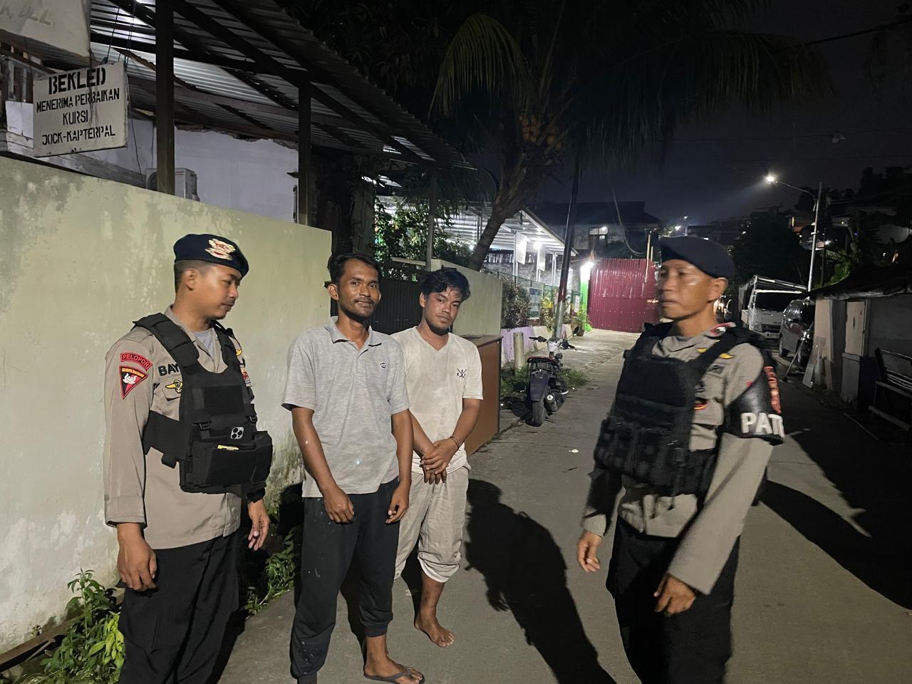 Brimob Kaltim patroli