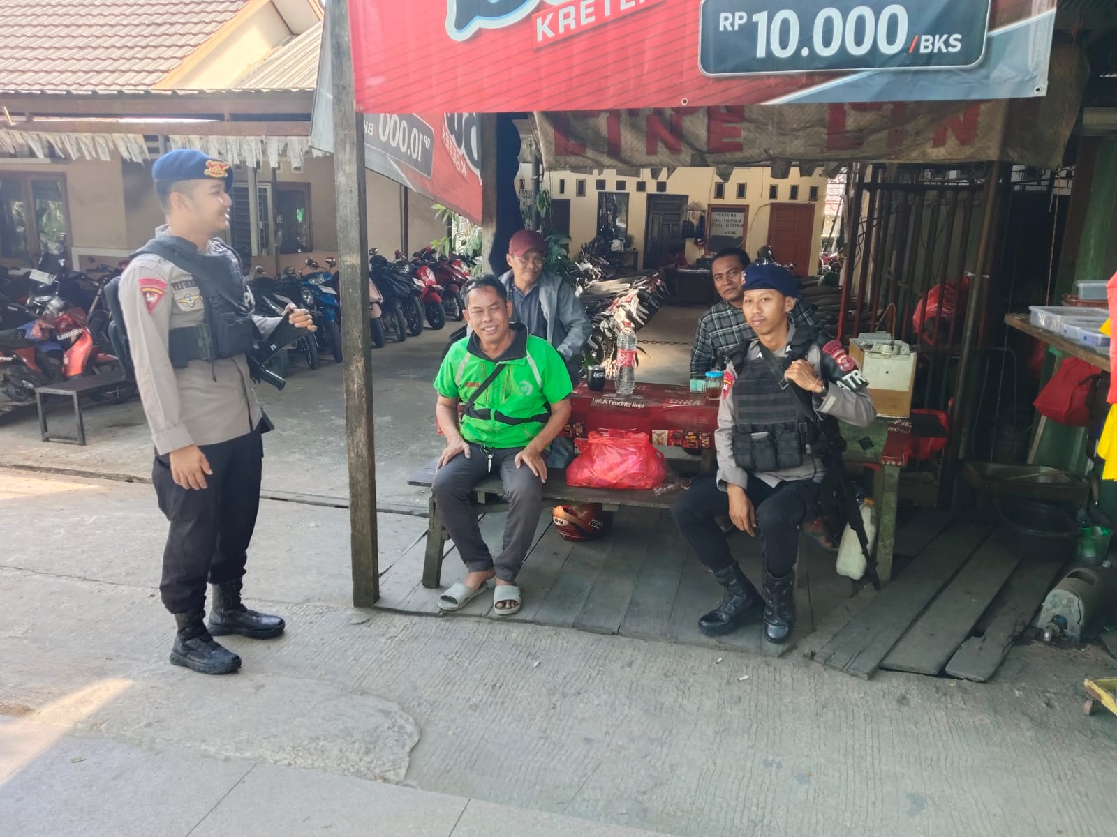 Patroli Brimob Samarinda