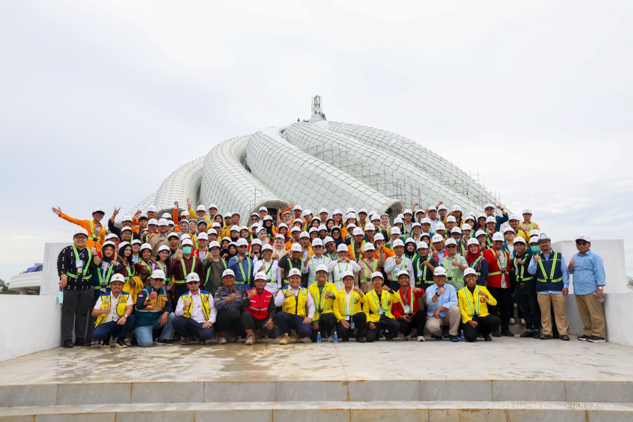 kunjungan mahasiswa ke IKN