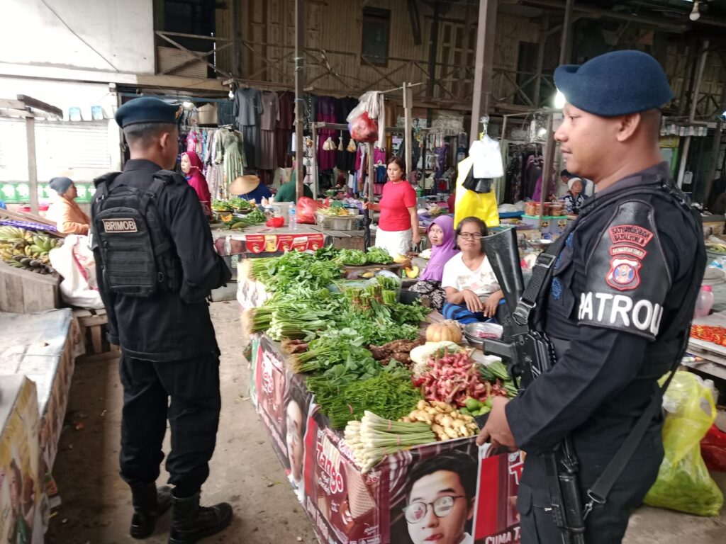 patroli Brimob Samarinda