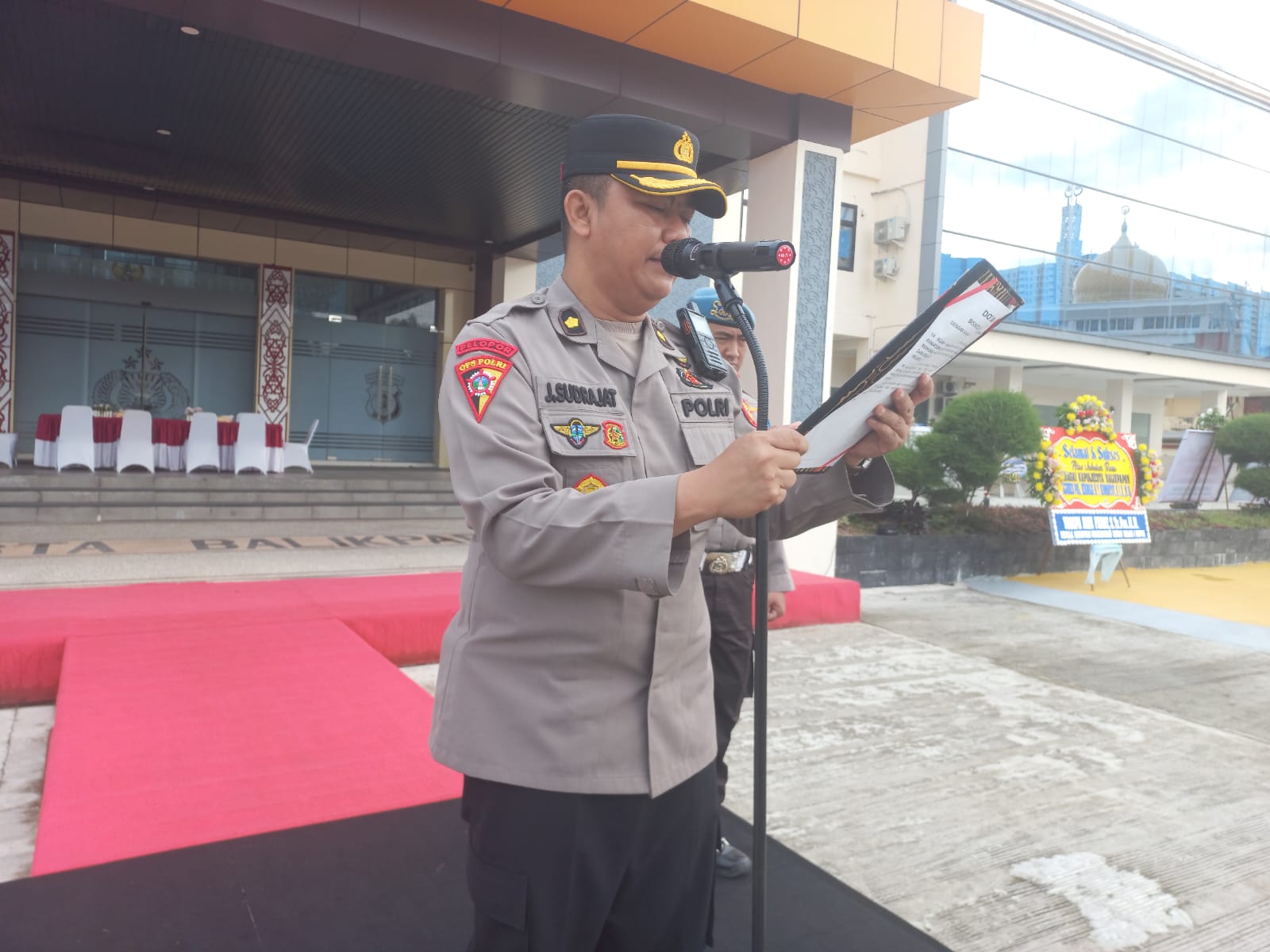 Apel pagi Polresta Balikpapan