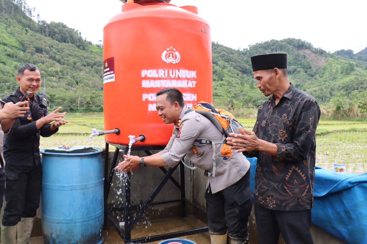 sumur bor Kapolda Aceh