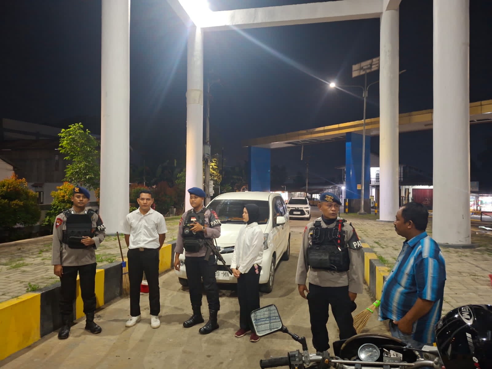 patroli Brimob Samarinda