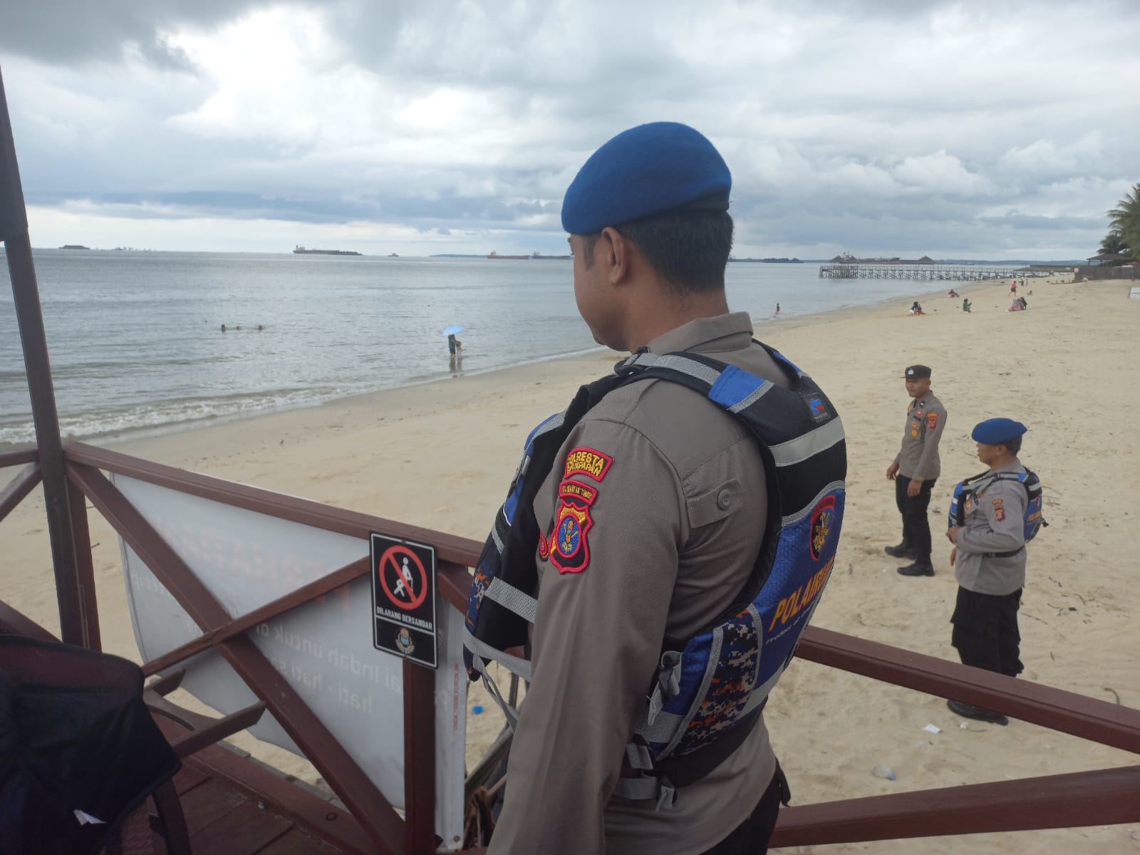 pengamanan wisata pantai Balikpapan