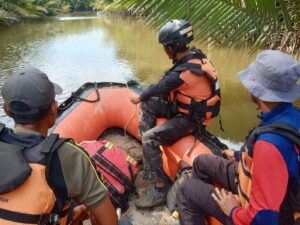 korban diterkam buaya