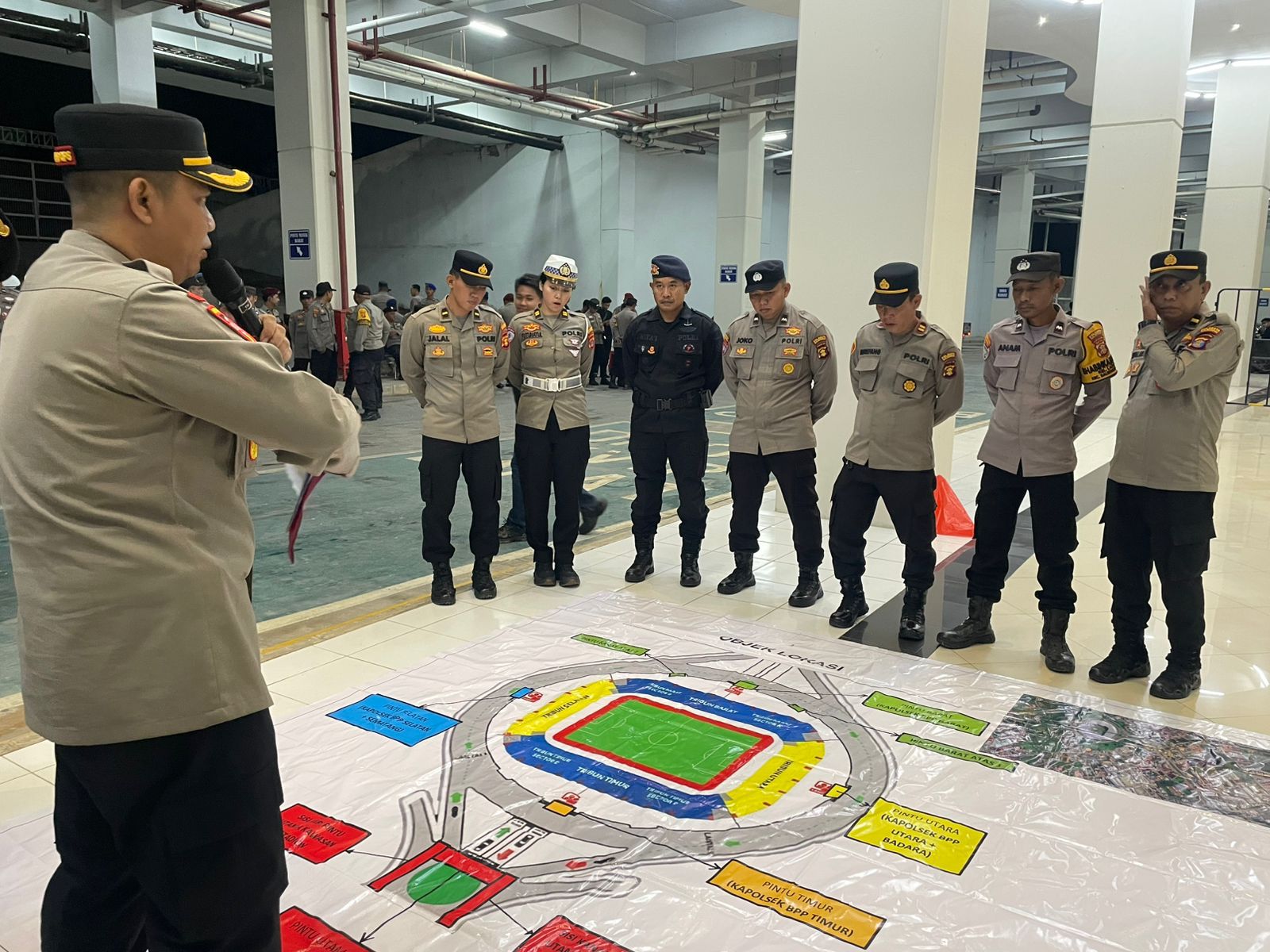 pengamanan Liga 2 Balikpapan
