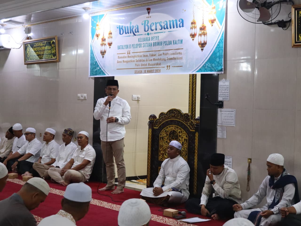 Buka puasa Brimob Kaltim