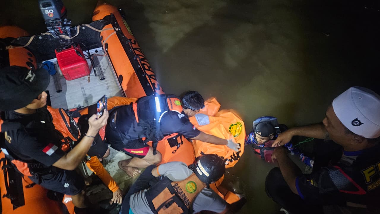 anak tenggelam Sungai Mahakam