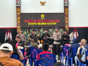 Brimob Kaltim edukasi anak