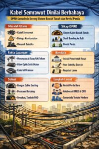 kabel semrawut Samarinda