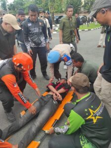 mahasiswa pingsan Samarinda