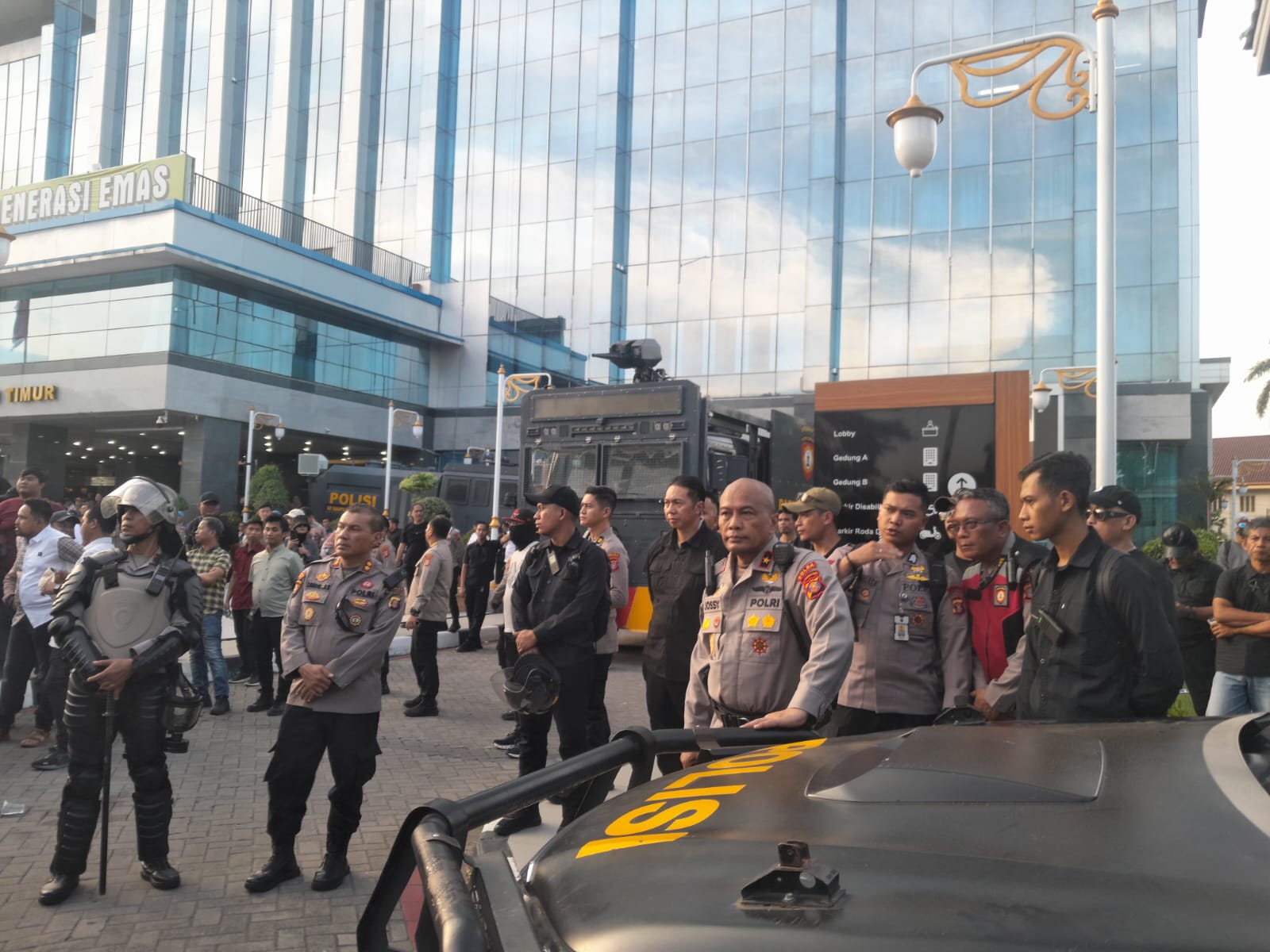 aksi unjuk rasa Samarinda