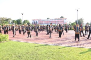 apel pagi Polda Kaltim