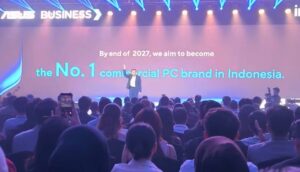 Co-CEO ASUS, S.Y. Hsu berkomitmen untuk menjadi Asus menjadi brand nomor 1 di Indonesia, Kamis (7/5/2026).