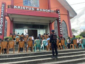 pengamanan gereja Balikpapan