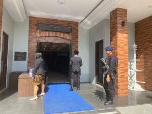 pengamanan gereja Berau