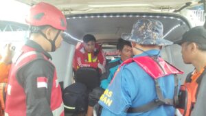 Evakuasi nelayan Balikpapan