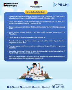 diskon tiket PELNI 2026