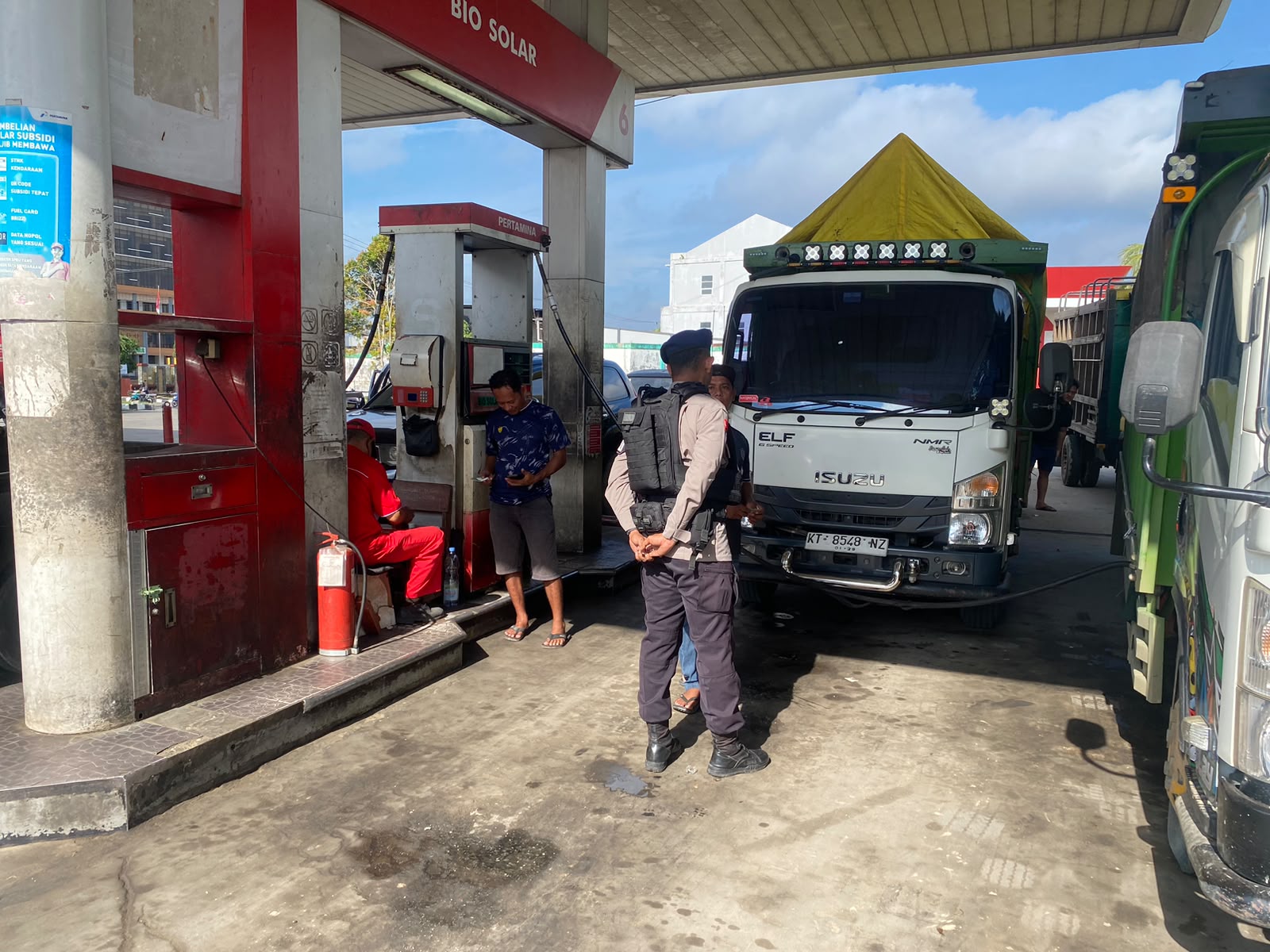 Patroli Brimob Samarinda