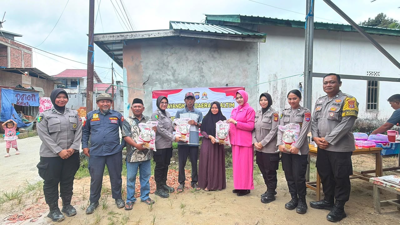 bakti sosial Polwan Balikpapan