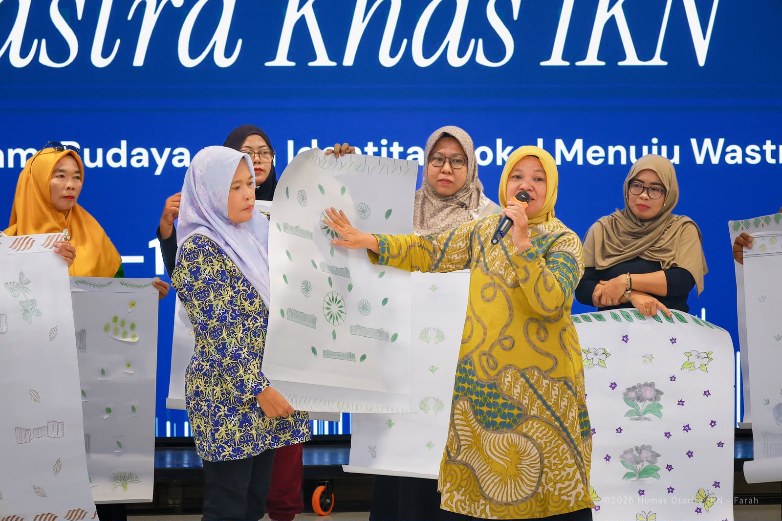motif batik IKN