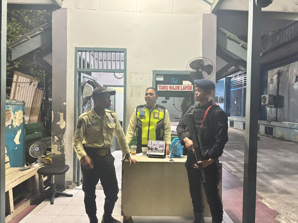 Patroli objek vital Balikpapan