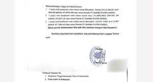 Berita Acara Sita Pengadilan Negeri Balikpapan